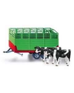 Zestaw przyczepa do przewozu zwierząt (2 krowy)