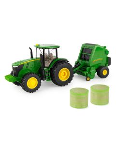 John Deere 7270R z prasą 560R