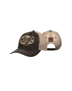 Klasyczna czapka John Deere z daszkiem i siatką | Styl i Komfort