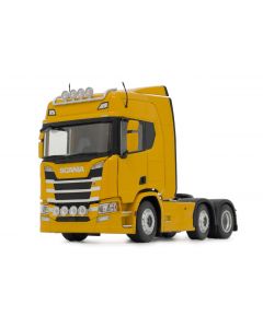 Ciągnik siodłowy Scania R500 6x2 żółta - Model MarGe Models 1:32