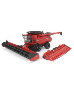 Model kombajnu Case IH AFS 7250 w czerwonym kolorze, skala 1:64, od Ertl