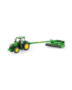 John Deere 7R 270 z kosiarką C500 1:64