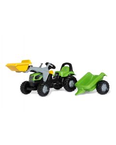 Traktor na pedały Deutz-Fahr z ładowaczem i przyczepą RollyKid Rolly Toys R02319