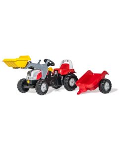 Traktor na pedały Steyr z ładowaczem i przyczepą RollyKid Rolly Toys R02393
