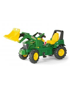 Traktor na pedały John Deere 7930 z ładowaczem, 2 biegami, hamulcem i ogumieniem rollyFarmtrac R71012 Rolly Toys