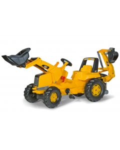 Traktor na pedały CAT z ładowaczem i koparką rollyJunior R81107 Rolly Toys