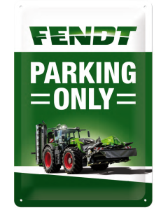 Metalowa tabliczka Fendt Parking Only od Fendt
