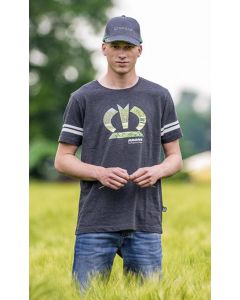 T-shirt Krone ciemnoszary z logo