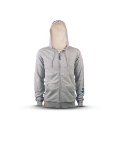 Szara bluza z kapturem New Holland unisex – ocieplana, ekologiczna