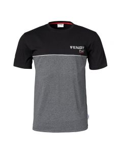 T-shirt Fendt Profi czarno-szary rozmiar L