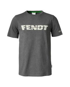 T-shirt Fendt z logo szara rozmiar S