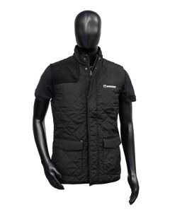 Kamizelka Krone pikowana czarna-4XL