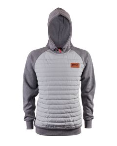 Bluza Steyr Hoodie męska szara – z logo, kaptur i kieszenie