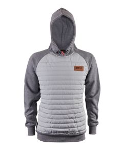Bluza Steyr z kapturem szary melanż-XL