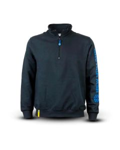 Bluza New Holland rozpinana pod szyją-L