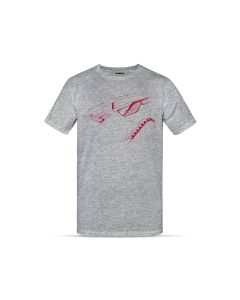 T-Shirt Case IH Unisex szary