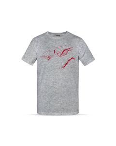 T-Shirt Case IH Unisex szary-S