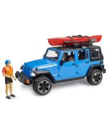 Jeep Wrangler Rubicon z kajakiem Bruder 1:16
