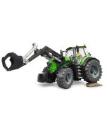 Plastikowy Deutz-Fahr 8280 TTV z ładowaczem Bruder 1:16