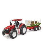 Ciągnik Roadmax z przyczepą do drewna Bruder 1:16