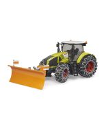 Plastikowy Claas Axion 950 z pługiem śnieżnym Bruder 1:16