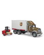 MACK Granite UPS z wózkiem widłowym Bruder 1:16