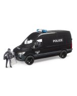 Plastikowy policyjny Mercedes-Benz Bruder 1:16