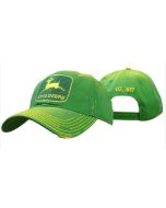 Klasyczna czapka John Deere z daszkiem i logo vintage