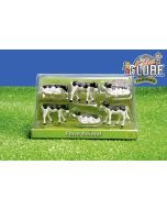 Zestaw cieląt (6 sztuk) - Kids Globe 1:32 | Diorama, Zabawki Rolnicze | Skala 1:32
