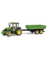 John Deere 5115M z przyczepą Bruder 1:16 02108