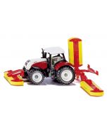 Steyr CVT 6230 z zestawem kosiarek Pöttinger Siku 1:87 1672