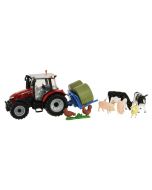 Massey Ferguson 5613 z belami i zwierzętami Britains 1:32 43205
