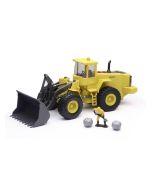 Ładowarka kołowa Volvo L220E z figurką i akcesoriami 1:32 - NewRay