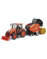 Traktora Kubota M5-111 w skali 1:18 od renomowanej firmy NewRay!