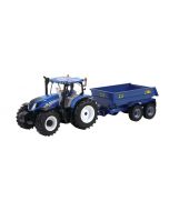 Traktor New Holland z przyczepą NC w skali 1:32 firmy Britains 43268