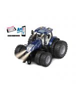 New Holland T7.315 na bliźniakach z modułem sterowania Bluetooth Siku 6738