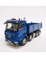 Ciągnik siodłowy Mercedes Benz Arocs 8x4 z wywrotką Meiller - metalowy model NZG 1:50