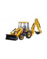 Metalowy model zabawka koparko-ładowarki JCB 3CX Sitemaster Plus firmy Britains w skali 1:32