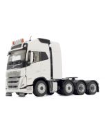 Metalowy model ciągnika siodłowego Volvo FH5 8x4 w kolorze białym MarGe Models 1:32