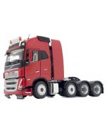 Metalowy model ciągnika siodłowego Volvo FH5 8x4 w kolorze czerwonym MarGe Models 1:32
