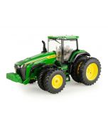 Metalowy model ciągnika John Deere 8R 370 na bliźniakach