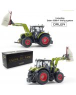 Traktor Claas Arion 550 z FL, Dalen 1298-F Sackheber i Agromais Bigbag - Universal Hobbies 1:32
