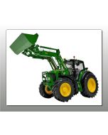 Metalowy traktor John Deere 6930 Premium z ładowaczem czołowym od Wiking 1:32