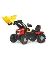 Traktor na pedały Massey Ferguson z ładowaczem rollyFarmtrac R61113 Rolly Toys
