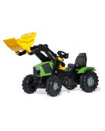 Traktor na pedały Deutz-Fahr 5120 z ładowaczem rollyFarmtrac R61120 Rolly Toys