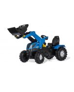 Traktor na pedały New Holland T7 z ładowaczem rollyFarmtrac R61125 Rolly Toys