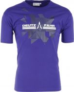 T-shirt Deutz-Fahr niebieski męski rozmiar L