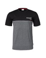 T-shirt Fendt Profi czarno-szary rozmiar XS