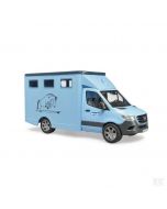 MB Sprinter błękitny do przewozu koni Bruder U02674