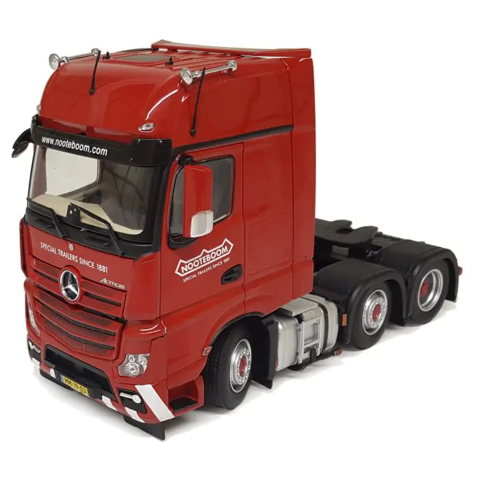 35R-001 GCD 1/64 ACTROS GIGASPACE 6×2 GCD 1:64 Actros Double Decker Car Trailer LHD Diecast Model